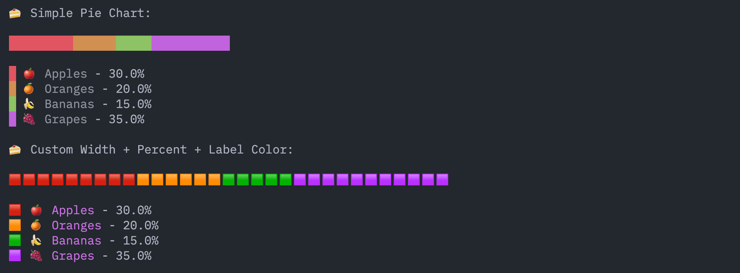 heco-log colorful output example